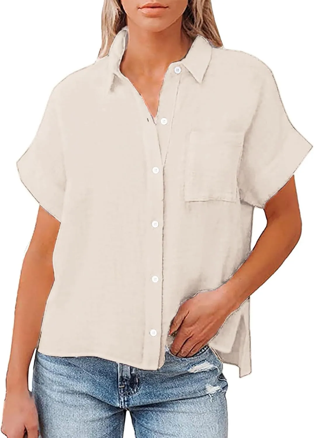 Camisa Blanca De Lino para Mujer Men's Linen Shirt Long Sleeve Big and Tall Shirts for Men 3XLt