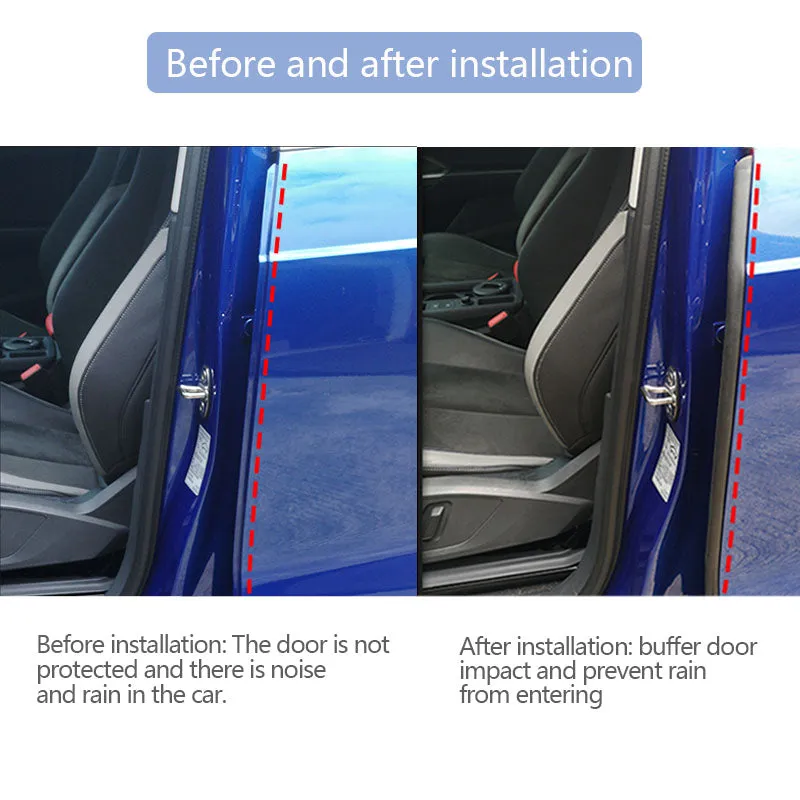 Car Door Rubber Seal Strip Automotive Weather Stripping Soundproofing