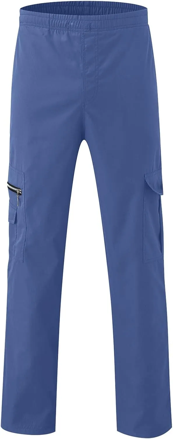 Cargo Pants for Men BaggyCargo Pants Baggy Pants Stretch Elastic Waist Fashion Trousers with Pockets