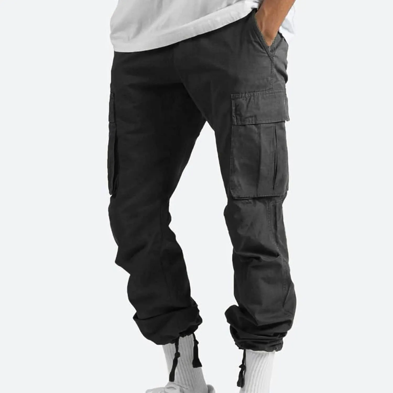 Cargo Pants for Men Casual Straight Leg Pants with Pockets Hiking Joggers Sweatpants Athletic Stretch Tactical Pants