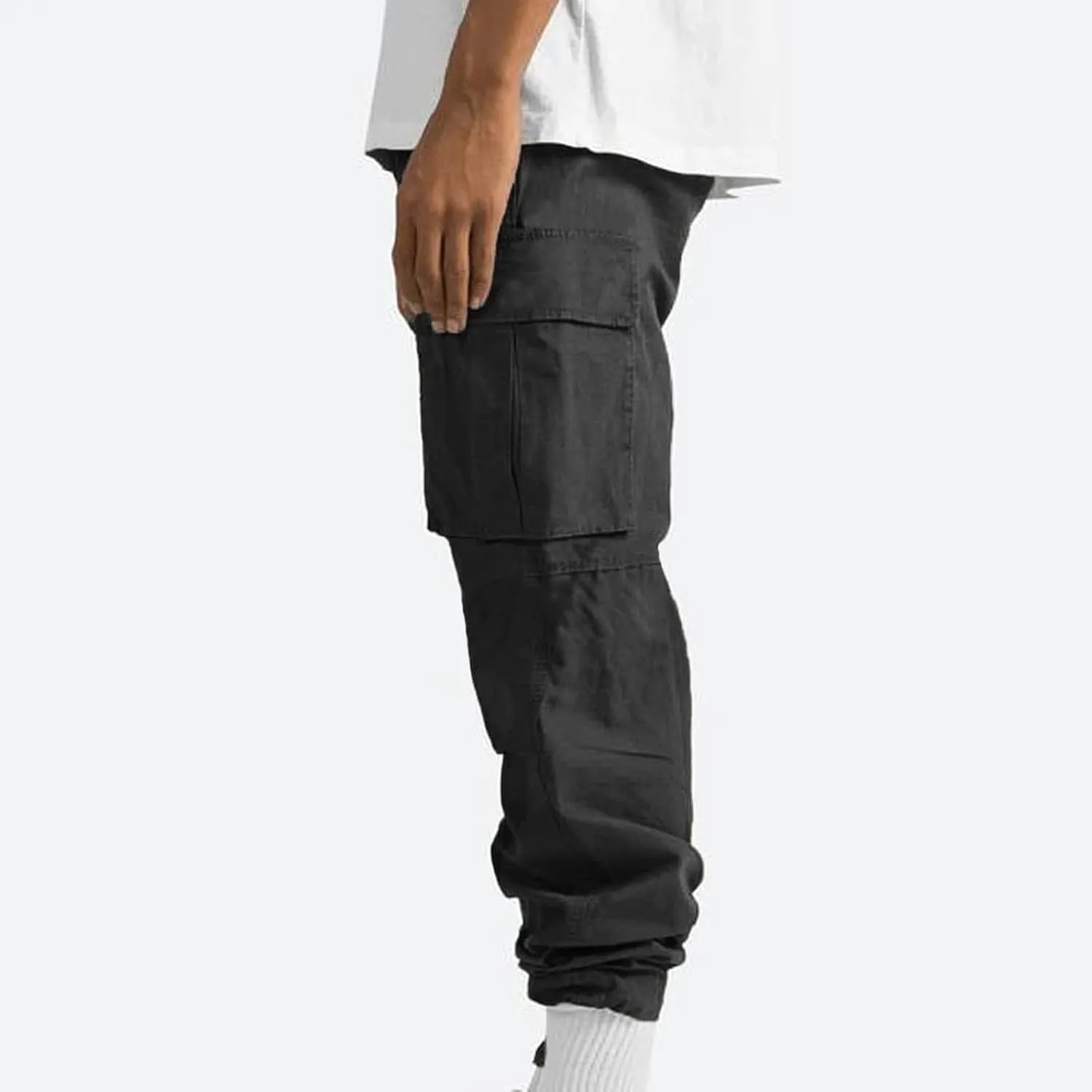 Cargo Pants for Men Casual Straight Leg Pants with Pockets Hiking Joggers Sweatpants Athletic Stretch Tactical Pants