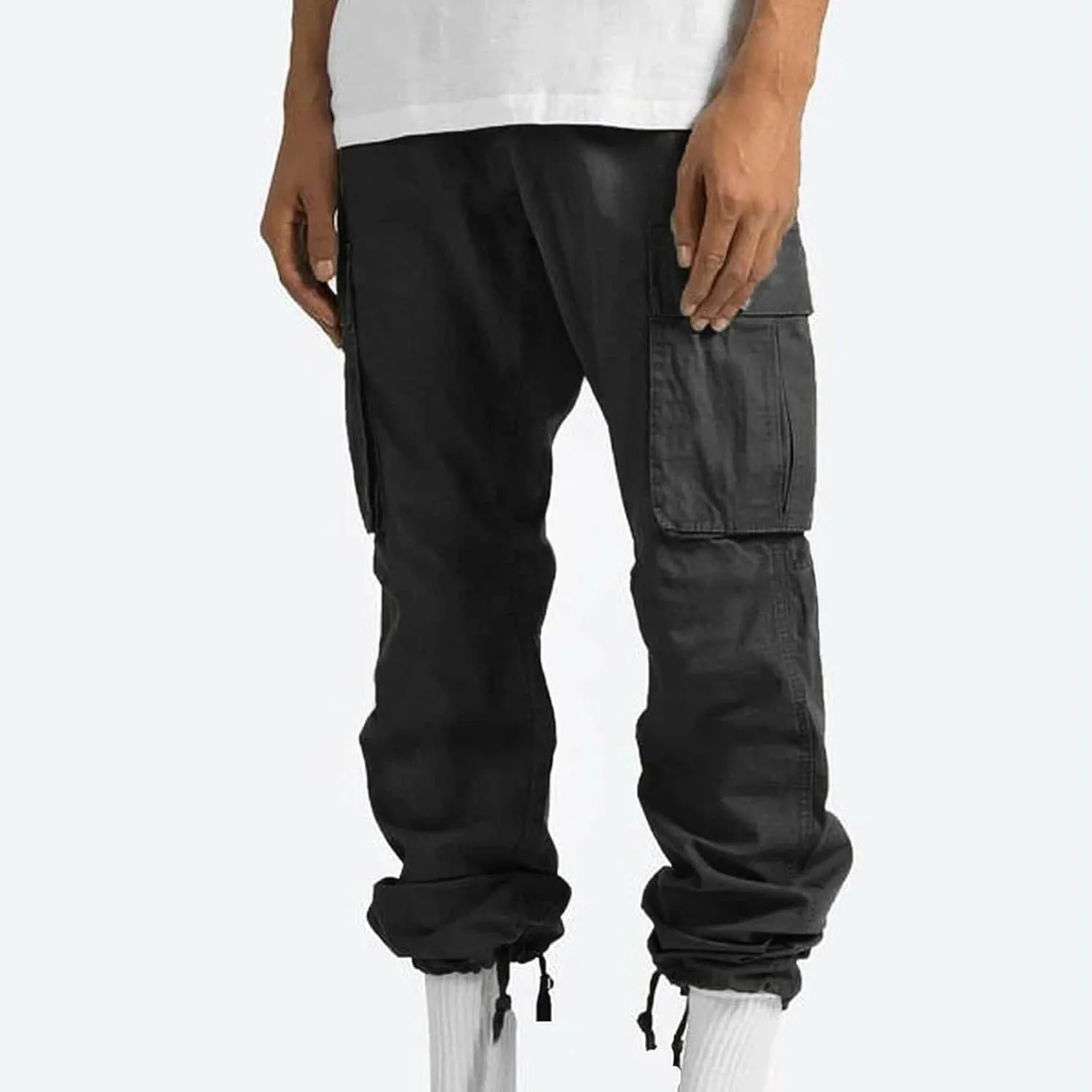 Cargo Pants for Men Casual Straight Leg Pants with Pockets Hiking Joggers Sweatpants Athletic Stretch Tactical Pants