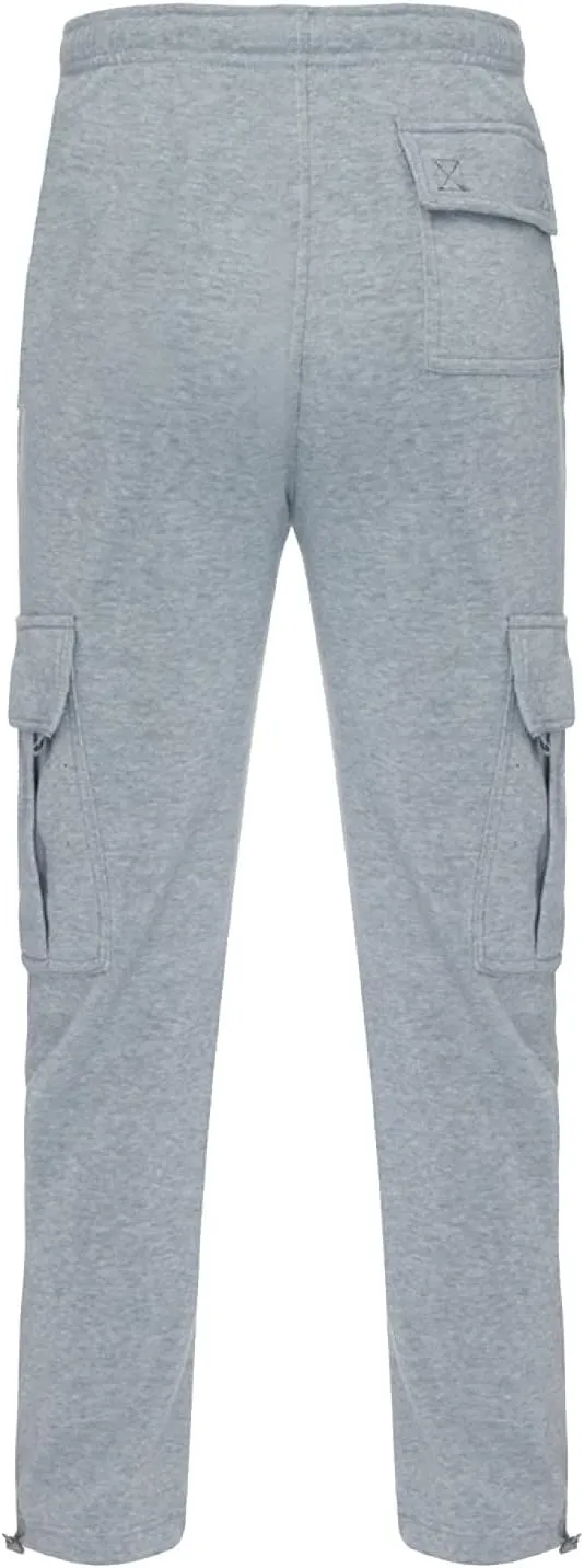 Cargo Pants for Men,Cargo Sweatpants for Men Big and Tall Running Pants Drawstring Work Pants Loose Fit Lounge Pants