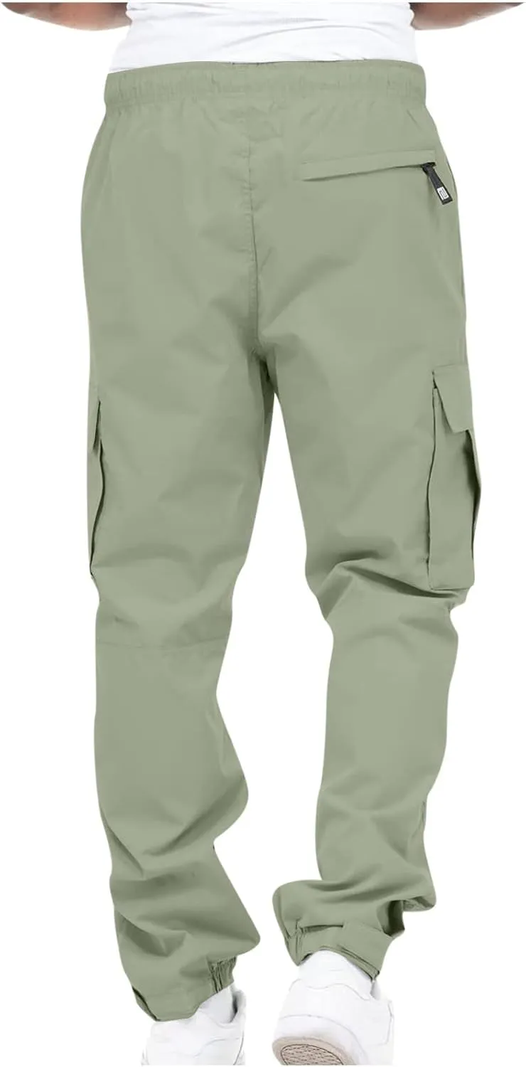 Cargo Pants Men Travel Camping Quick-Dry Tactical Pant Relaxed Fit Climbing Water-Resistant Vintage Camp Hiking Pant