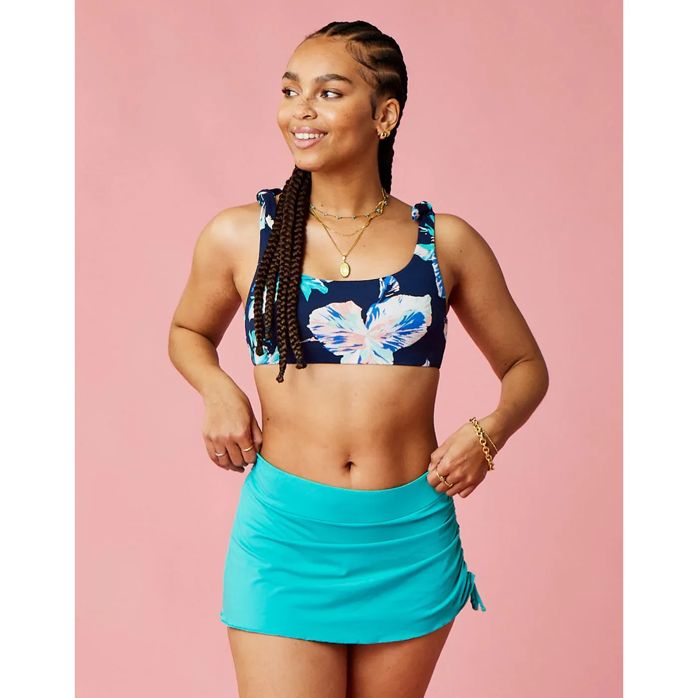 Carve Hoku Swim Skirt: Ceramic