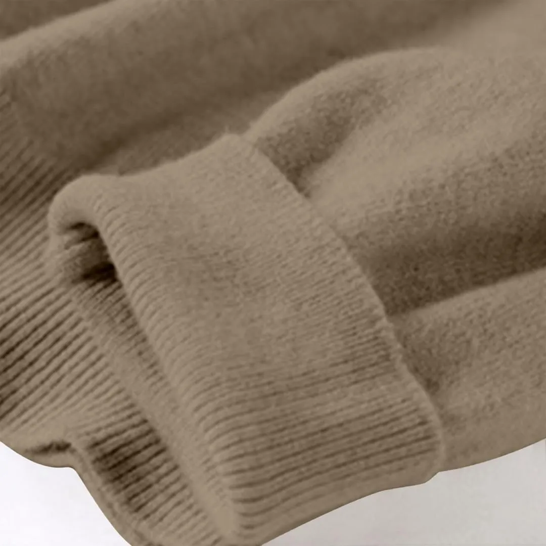 Cashmere Sweaters for Women Long Sleeve Crew Neck Loose Pullover Tops Warm Cozy Lightweight Wool Knit Sweater