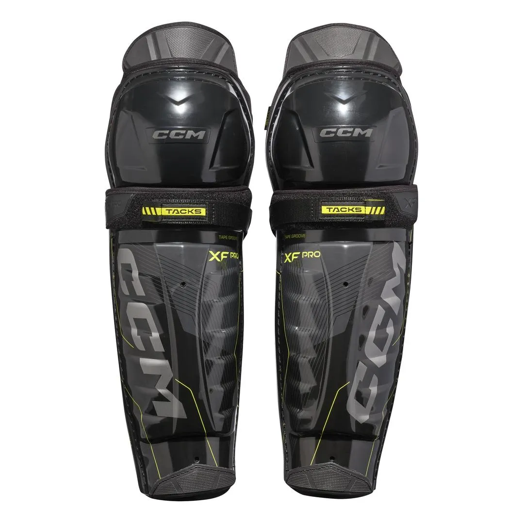 CCM Junior Tacks XF Pro Hockey Player Shin Guards