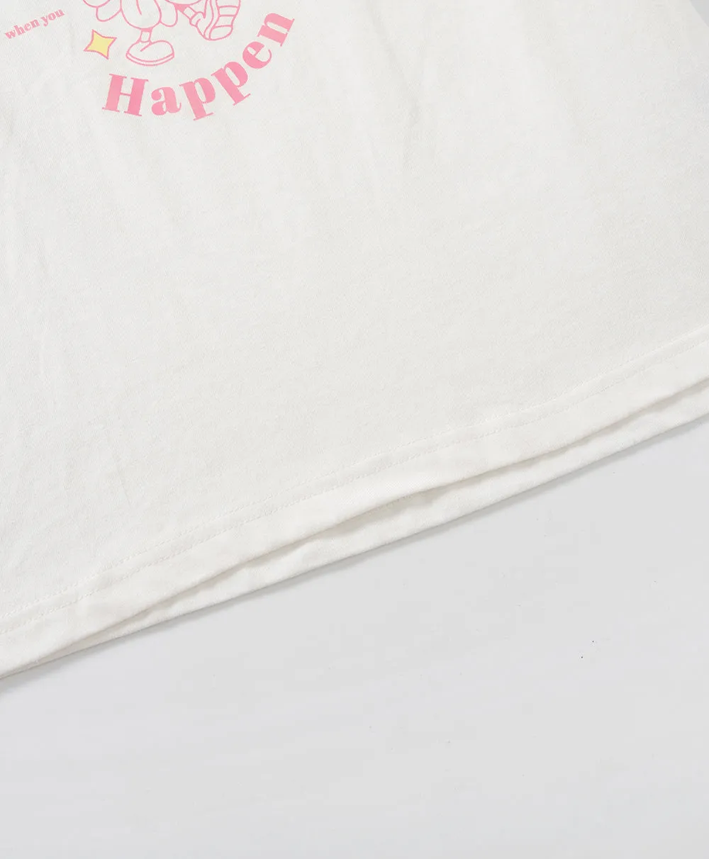 Chasing Dreams Relaxed Fit Crop Tee