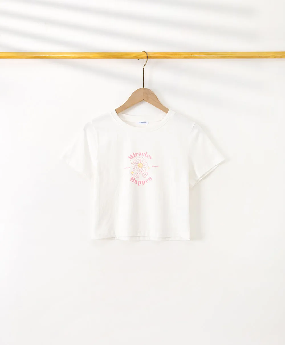 Chasing Dreams Relaxed Fit Crop Tee