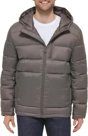 Cole Haan Men's Hooded Nylon Puffer Jacket