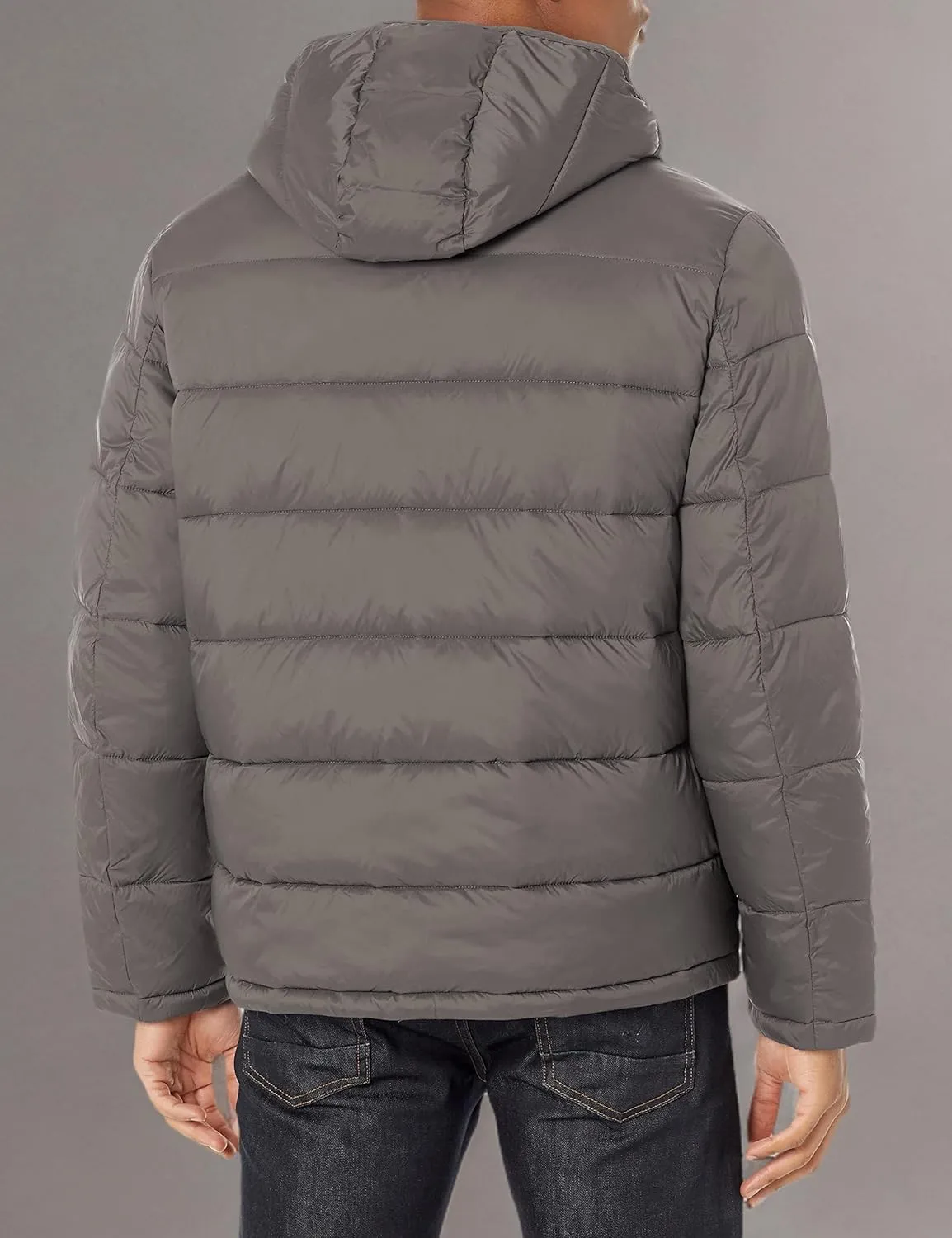 Cole Haan Men's Hooded Nylon Puffer Jacket