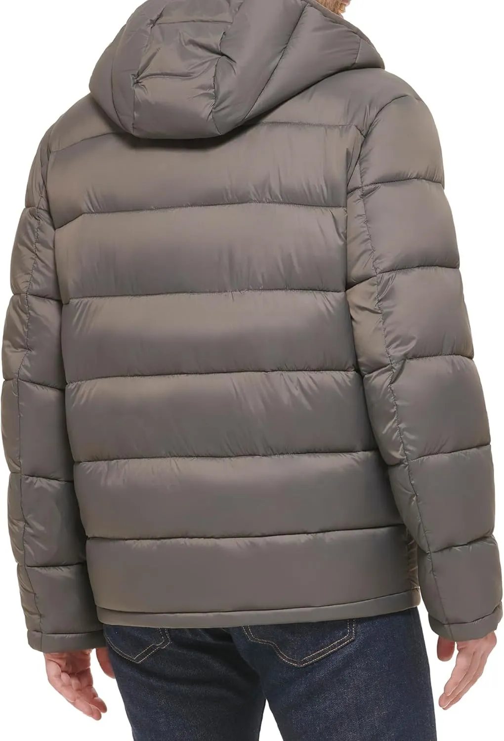 Cole Haan Men's Hooded Nylon Puffer Jacket