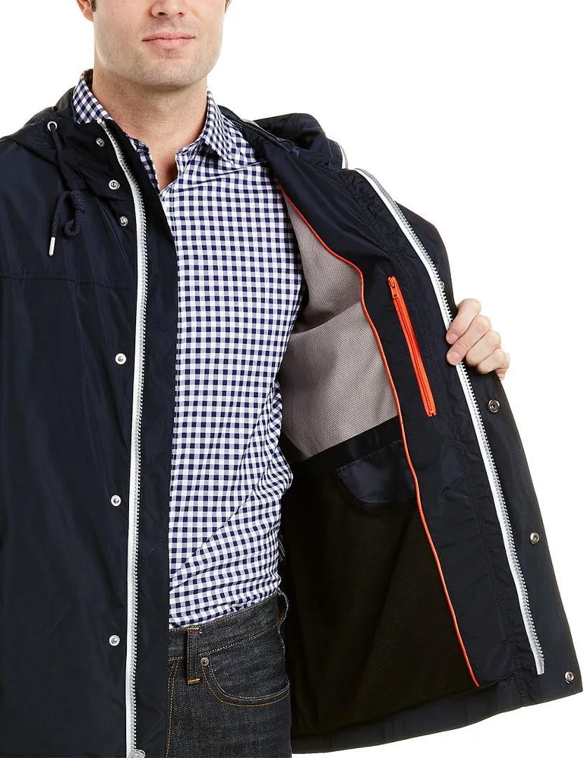 Cole Haan Men's Hooded Rain Jacket