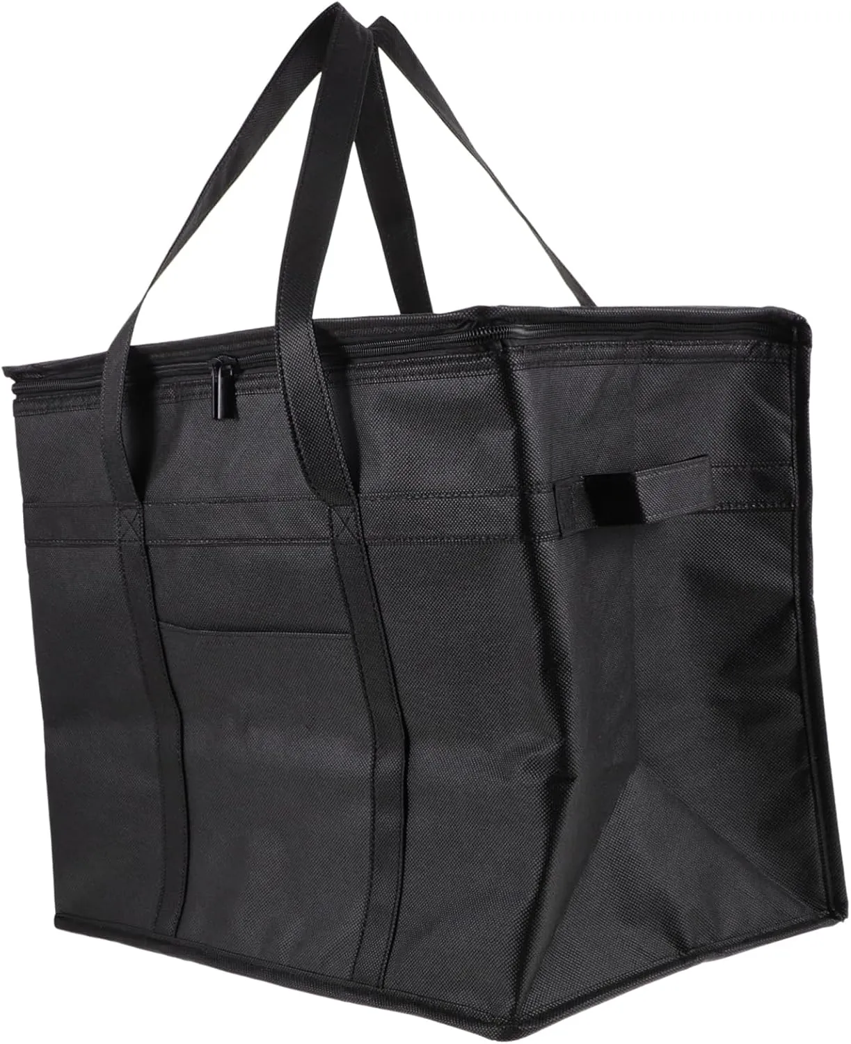 Collapsible Insulated Bag Large Travel Tote for Women Packable Tote Bag Zipper Insulated Food Carrying for Takeout