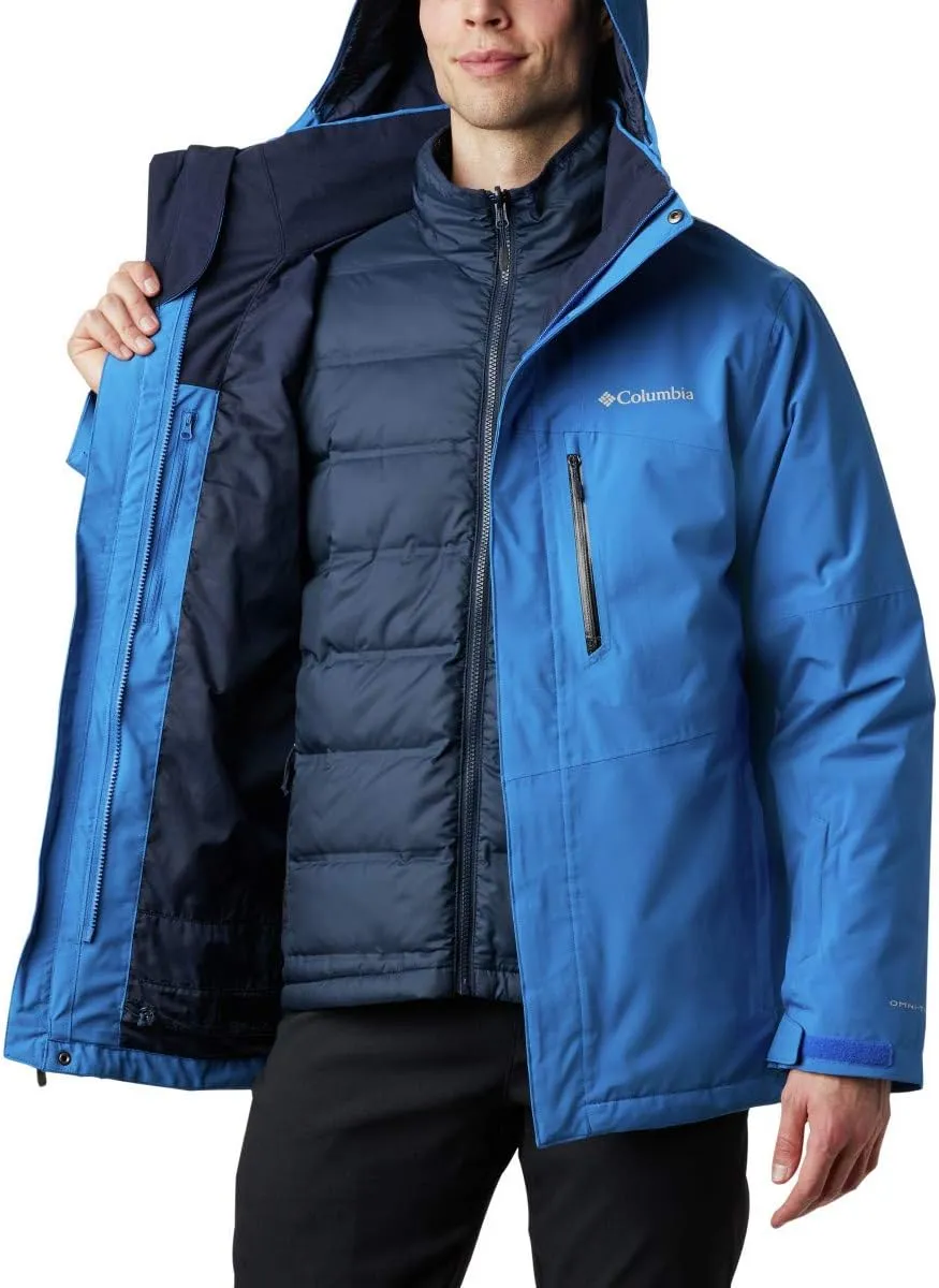 Columbia Mens Wild Card Interchange Jacket, Thermal Reflective Warmth