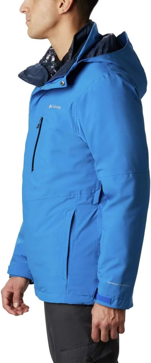 Columbia Mens Wild Card Interchange Jacket, Thermal Reflective Warmth