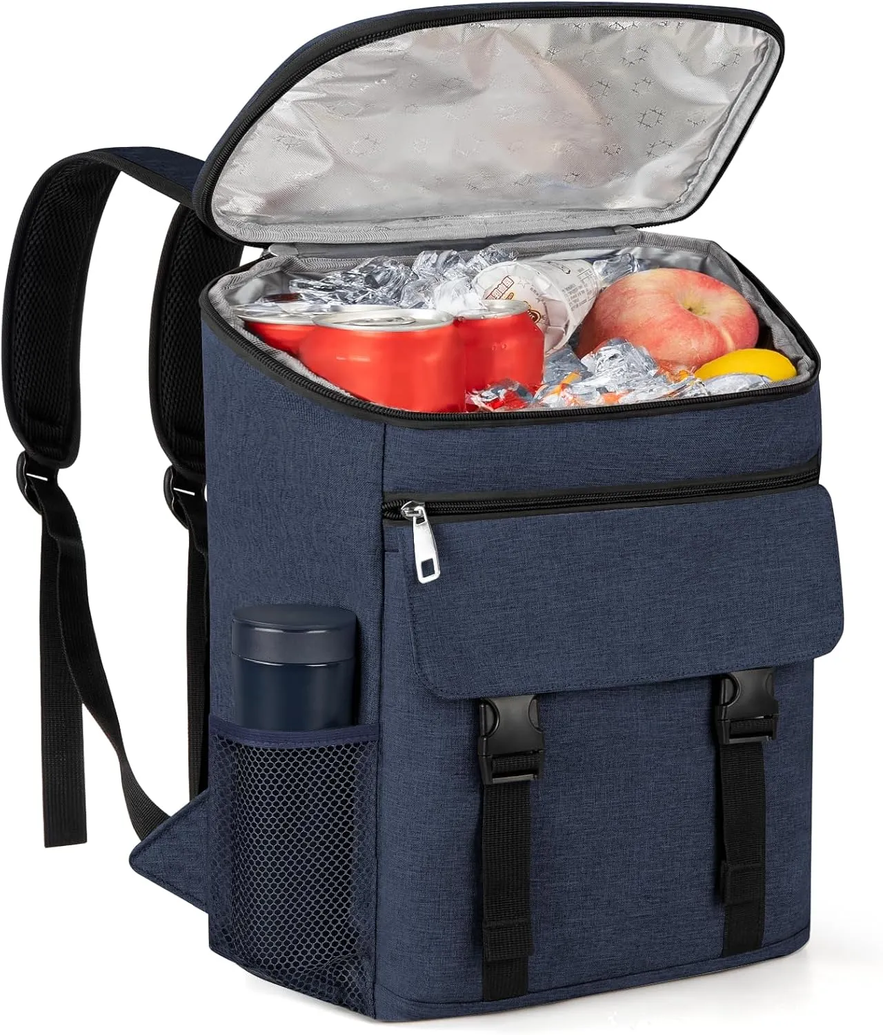 Cooler Backpack Soft Insulated Leak Proof 30/40/50/54 Cans Insulated Backpack Cooler Portable Picnic Camping Beach Hiking BBQ Lunch Backpack for Men and Women