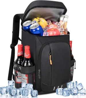 Cooler Backpack Soft Insulated Leak Proof 30/40/50/54 Cans Insulated Backpack Cooler Portable Picnic Camping Beach Hiking BBQ Lunch Backpack for Men and Women