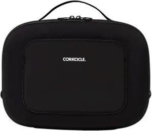 Corkcicle Lunchpod Insulated Lunch Bag, Black Neoprene, 11 x 8.75 x 4  Crush-Proof Lunch Box Holds 16 oz Food Container  Cooler Bag Has Handle for Easy Carrying, Exterior & Interior Pocket