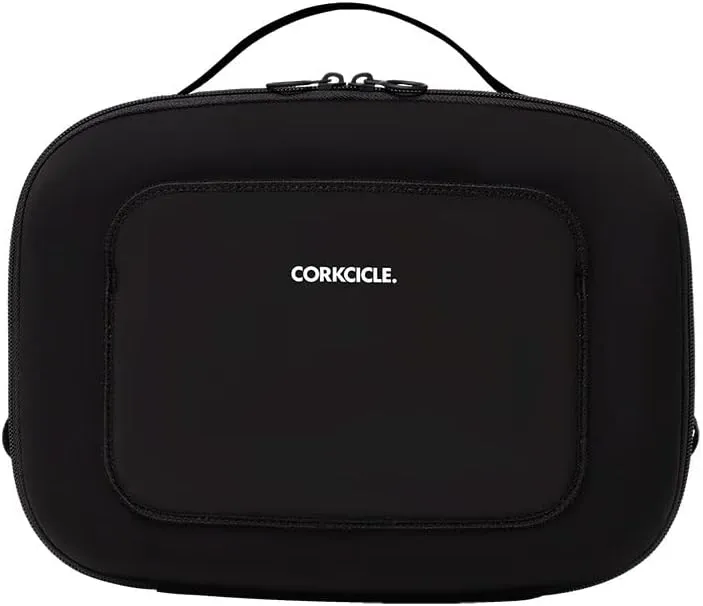 Corkcicle Lunchpod Insulated Lunch Bag, Black Neoprene, 11 x 8.75 x 4  Crush-Proof Lunch Box Holds 16 oz Food Container  Cooler Bag Has Handle for Easy Carrying, Exterior & Interior Pocket