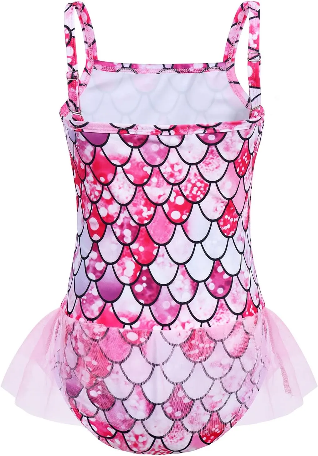 COTRIO Girls Swimsuit Mermaid Bathing Suit Toddler Kids Rainbow Unicorn Swimwear One-Piece Tankini Swimming Suits