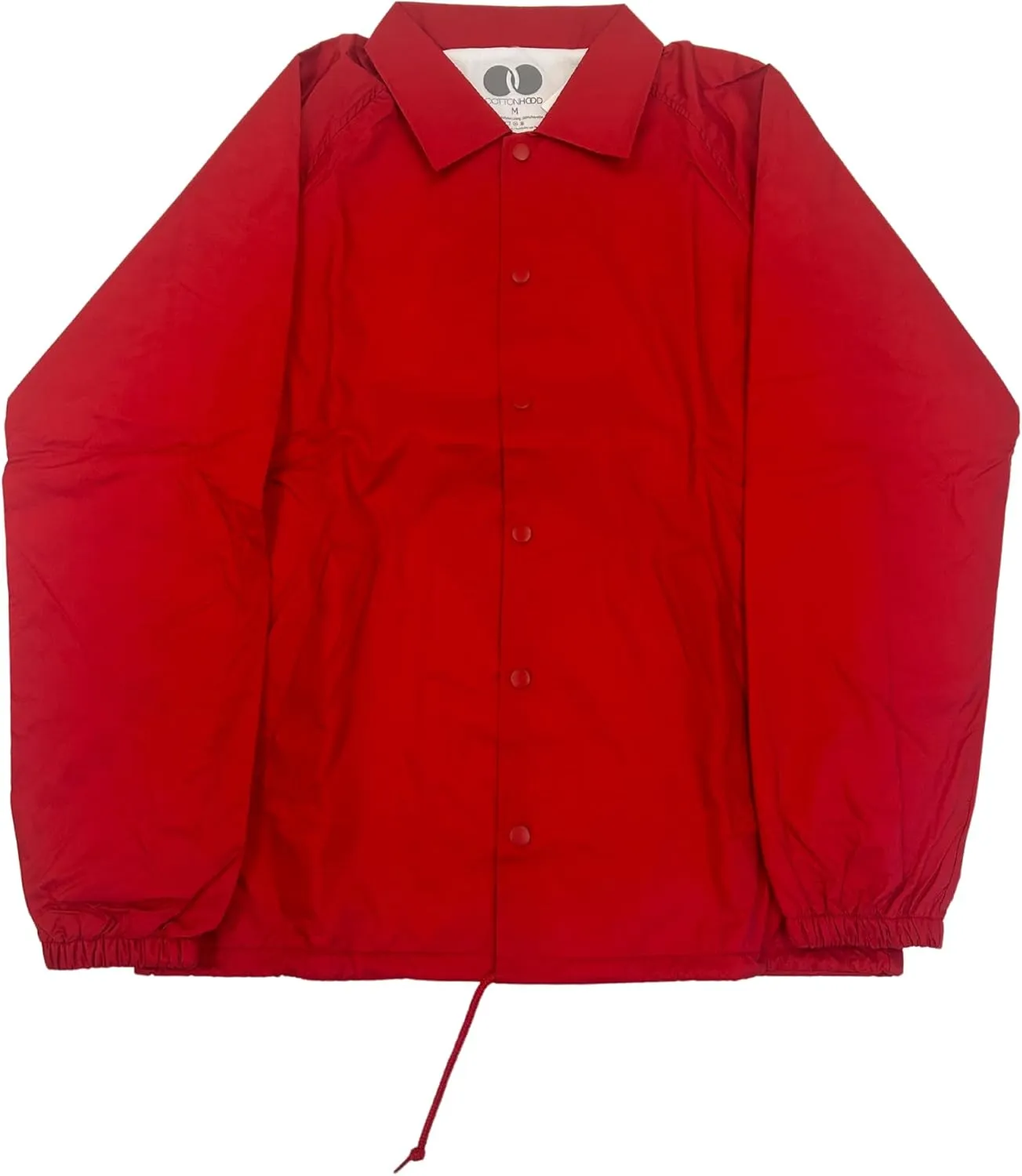 Cottonhood Coaches Jacket, Nylon Windbreaker for Men - Lightweight and Water-Resistant Coach Jacket