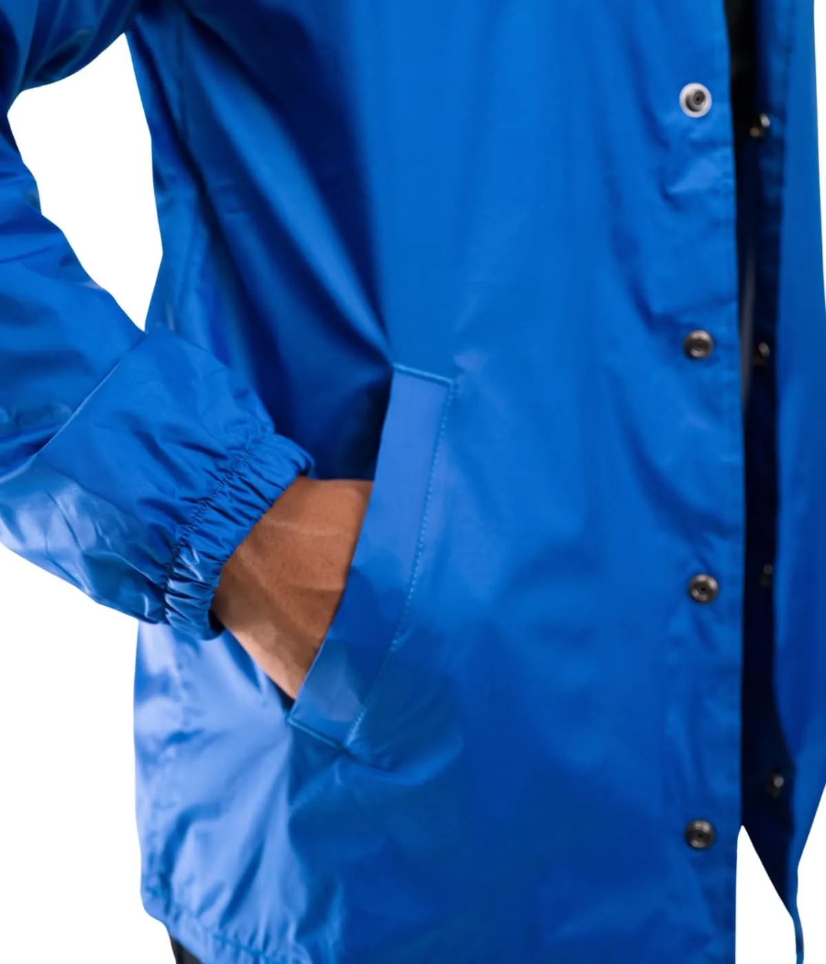 Cottonhood Coaches Jacket, Nylon Windbreaker for Men - Lightweight and Water-Resistant Coach Jacket