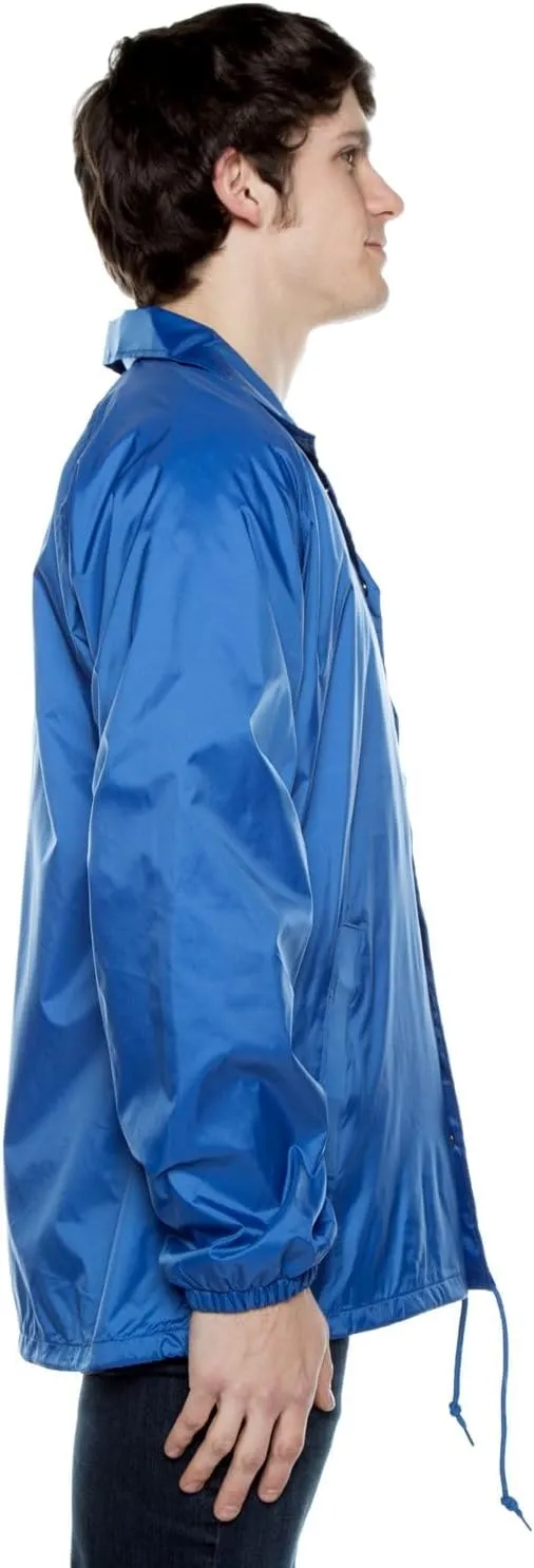Cottonhood Coaches Jacket, Nylon Windbreaker for Men - Lightweight and Water-Resistant Coach Jacket