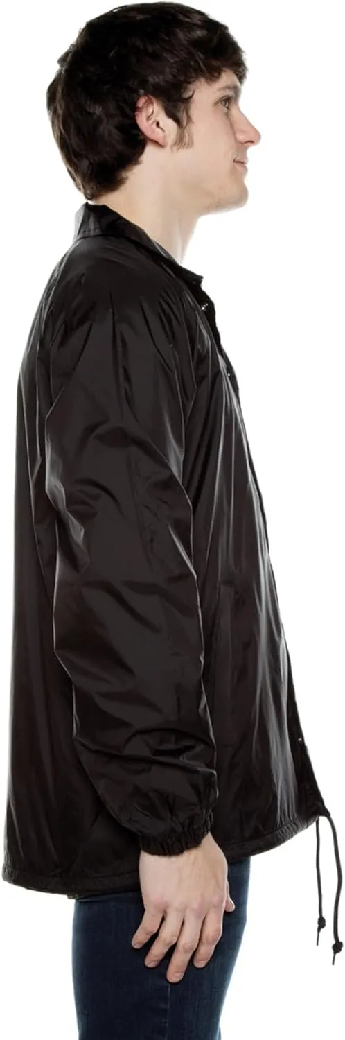 Cottonhood Coaches Jacket, Nylon Windbreaker for Men - Lightweight and Water-Resistant Coach Jacket