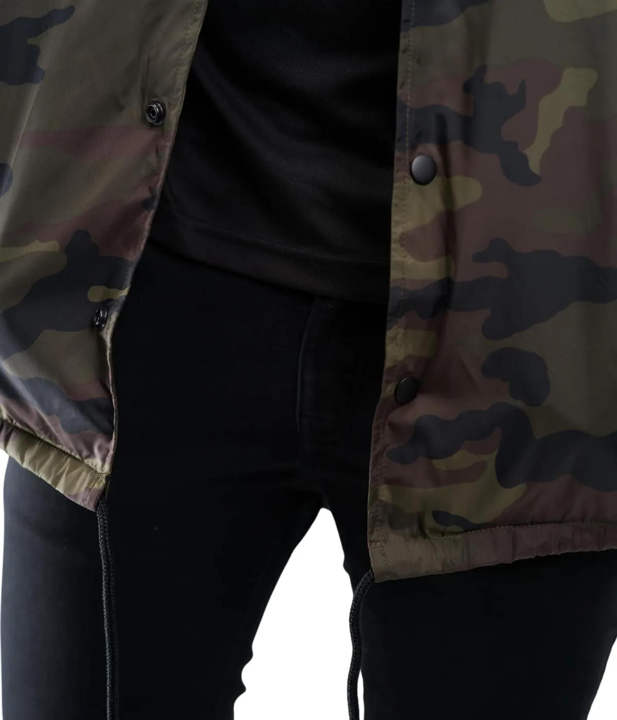 Cottonhood Coaches Jacket, Nylon Windbreaker for Men - Lightweight and Water-Resistant Coach Jacket