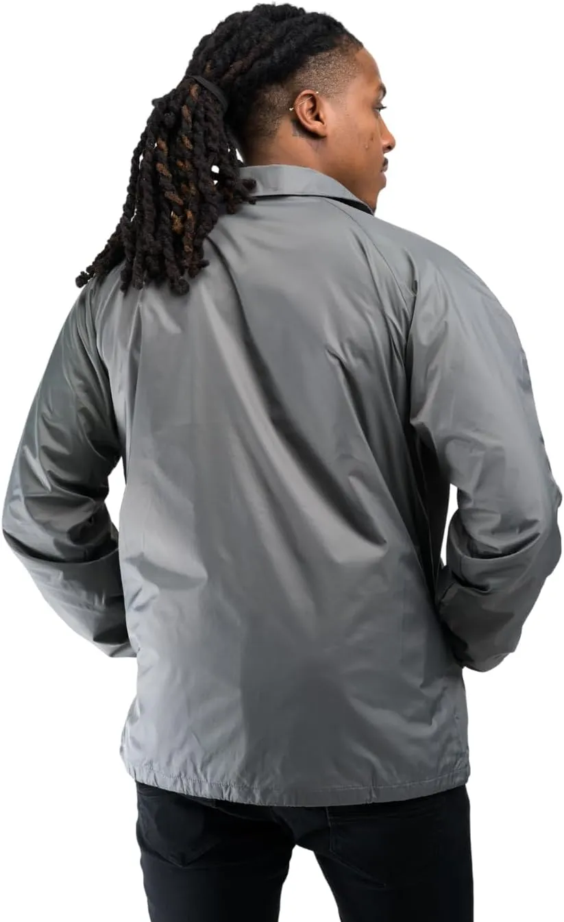Cottonhood Coaches Jacket, Nylon Windbreaker for Men - Lightweight and Water-Resistant Coach Jacket
