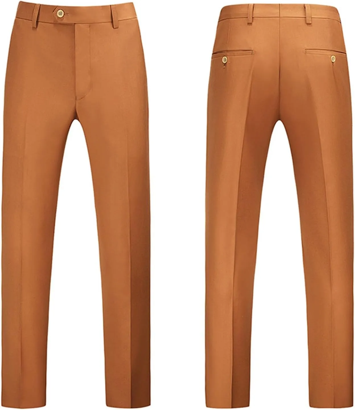 CRNTCEM Mens Stretch Flat Front Dress Pants Straight Leg Wedding Party Formal Pants Wrinkle Free Casual Clubwear Suit Pants