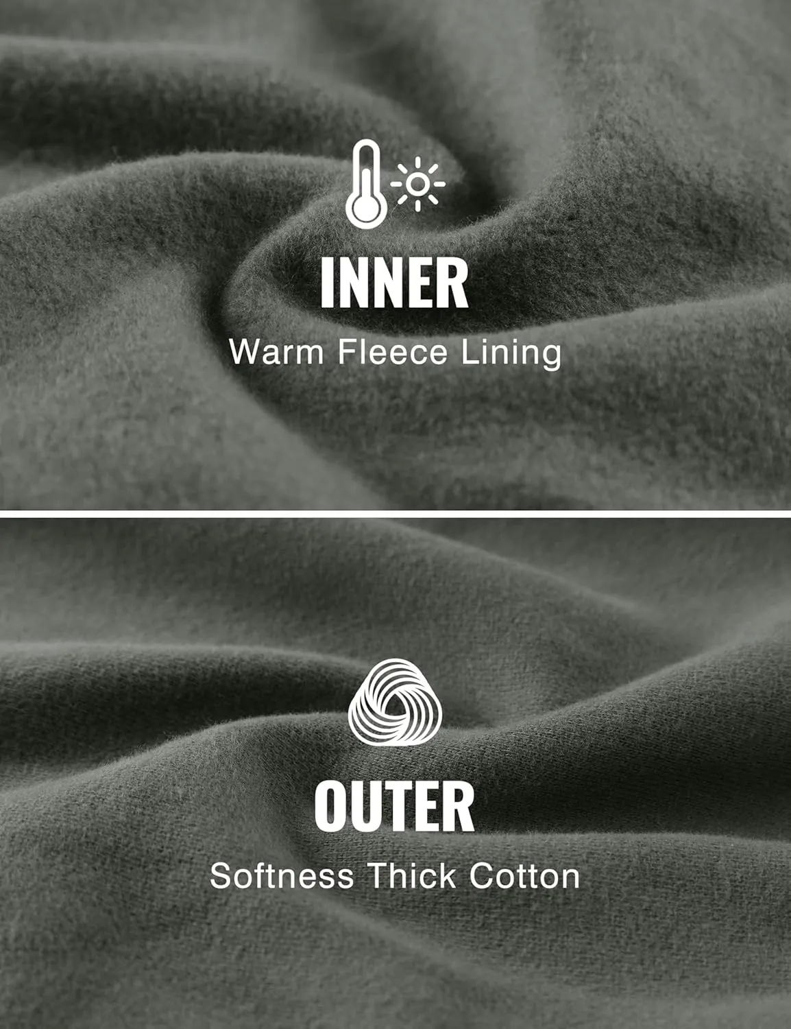 CRZ YOGA Fleece Lined Half Zip Sweatshirts for Men Mock Neck Pullover Sweat Shirts Casual Workout Daily Sweaters