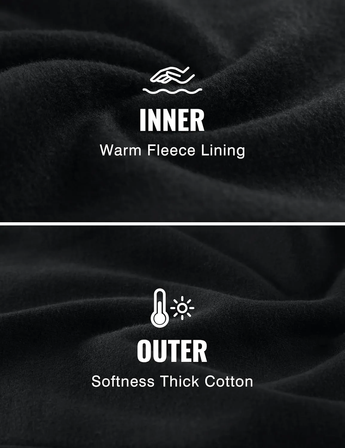 CRZ YOGA Fleece Lined Half Zip Sweatshirts for Men Mock Neck Pullover Sweat Shirts Casual Workout Daily Sweaters