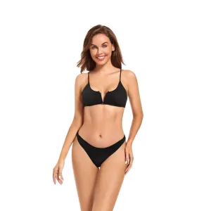 DAHLIA TAN-THROUGH BIKINI SET