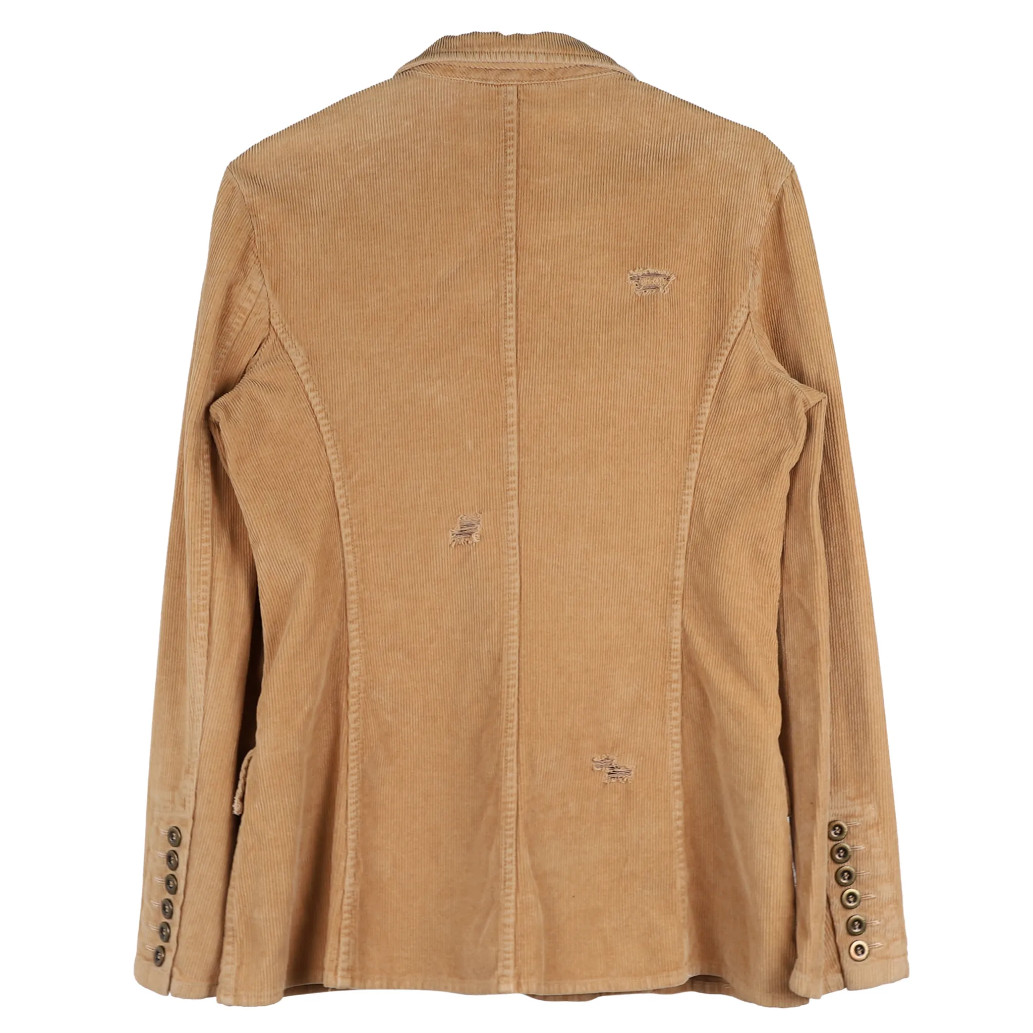 DAMAGED CORDUROY JACKET / CAMEL