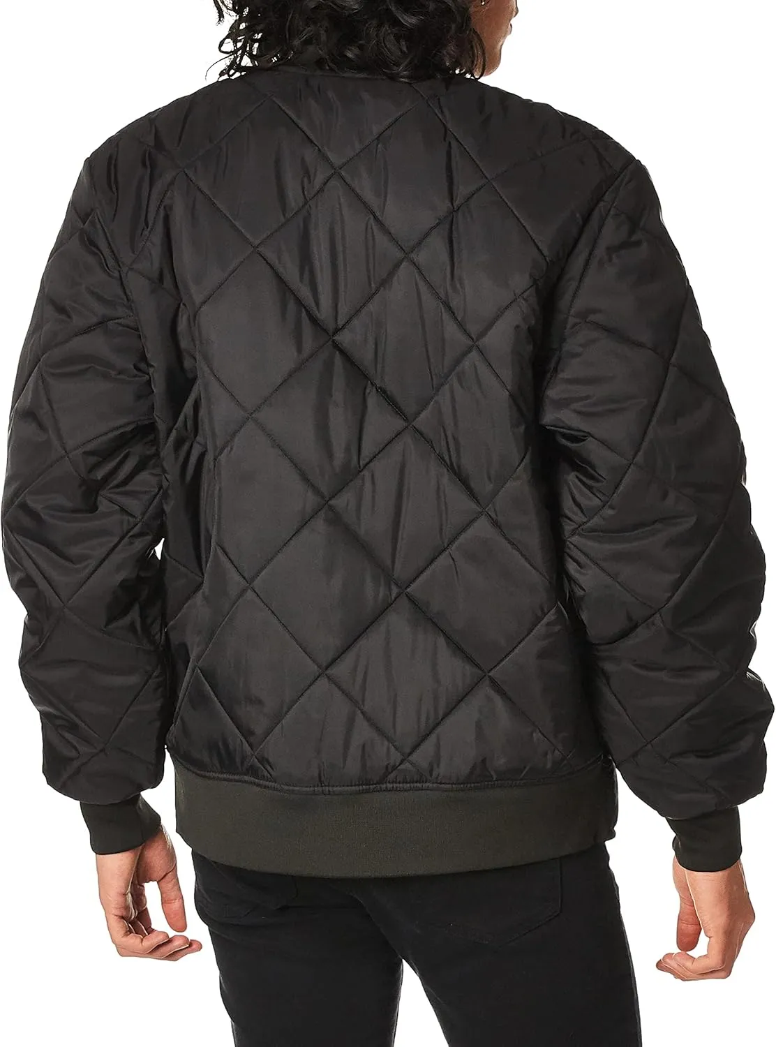 Dickies Men's Diamond Quilted Nylon Dark Navy Jacket