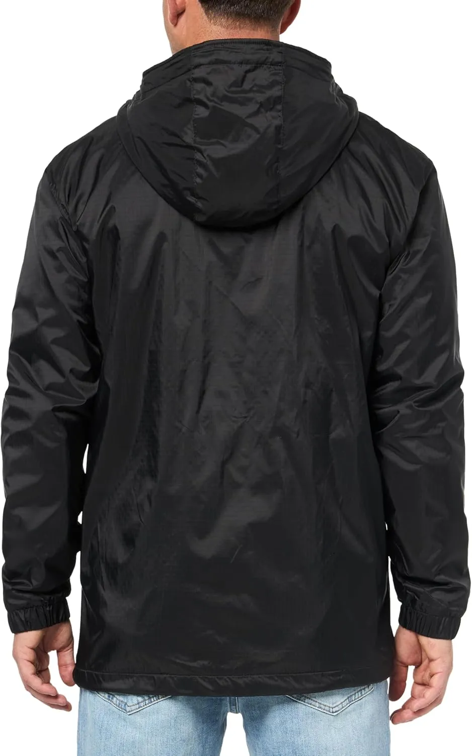 Dickies mens Fleece Lined Nylon Hooded Jacket