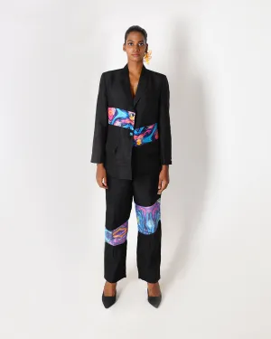 Doja Galaxy Silk Pant Suit