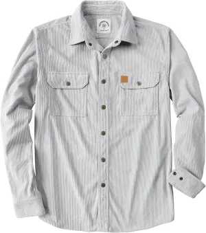 Dubinik Corduroy Shirt Men Corduroy Jacket Men Long Sleeve Casual Work Vintage Regular Fit Mens Snap Button Shirt