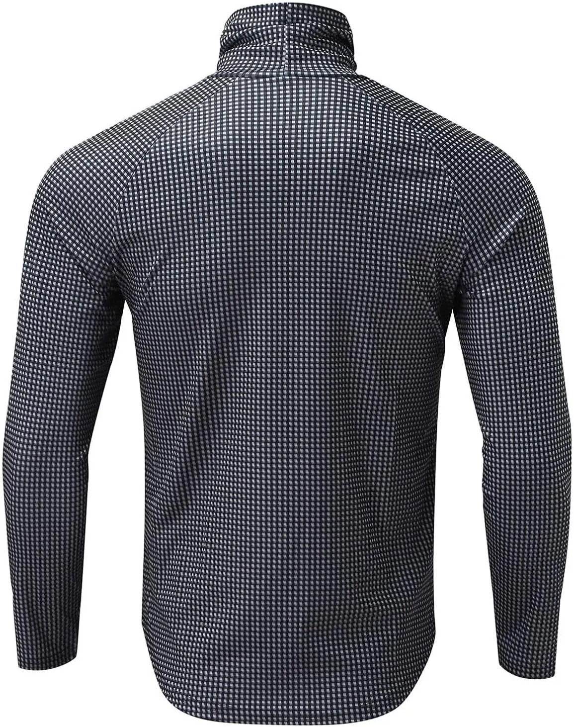DuDubaby Men Turtleneck Long Sleeve Slim Pullover Sweatershirt Blouse Top