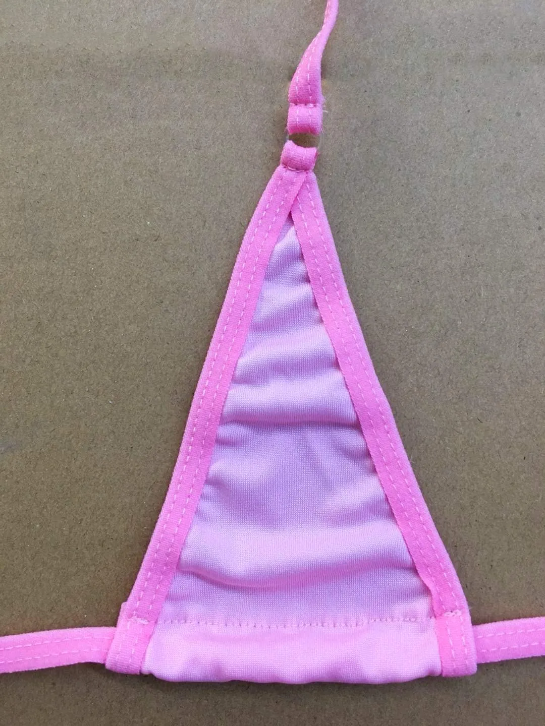 EVAbaby Women Micro G-String Bikini 2 Piece Swimsuit Sheer Extreme Mini Thong Set Bathing Suit Swimwear