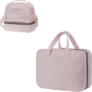 Everfun Hanging Travel Toiletry Bag for Women and 15 Can Insulated Double Deck Lunch Bag for Women Bargain Combination