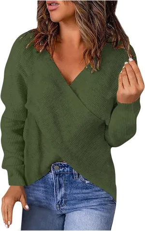 Febecool Cardigan Sweaters for Women Long Sleeve Inner Knitted Sweater Long Sweaters for Women Pullover Sweater