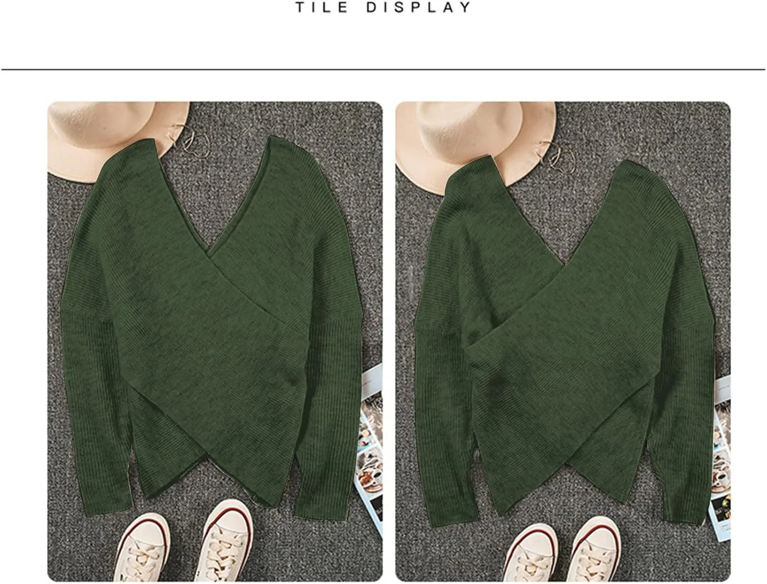 Febecool Cardigan Sweaters for Women Long Sleeve Inner Knitted Sweater Long Sweaters for Women Pullover Sweater
