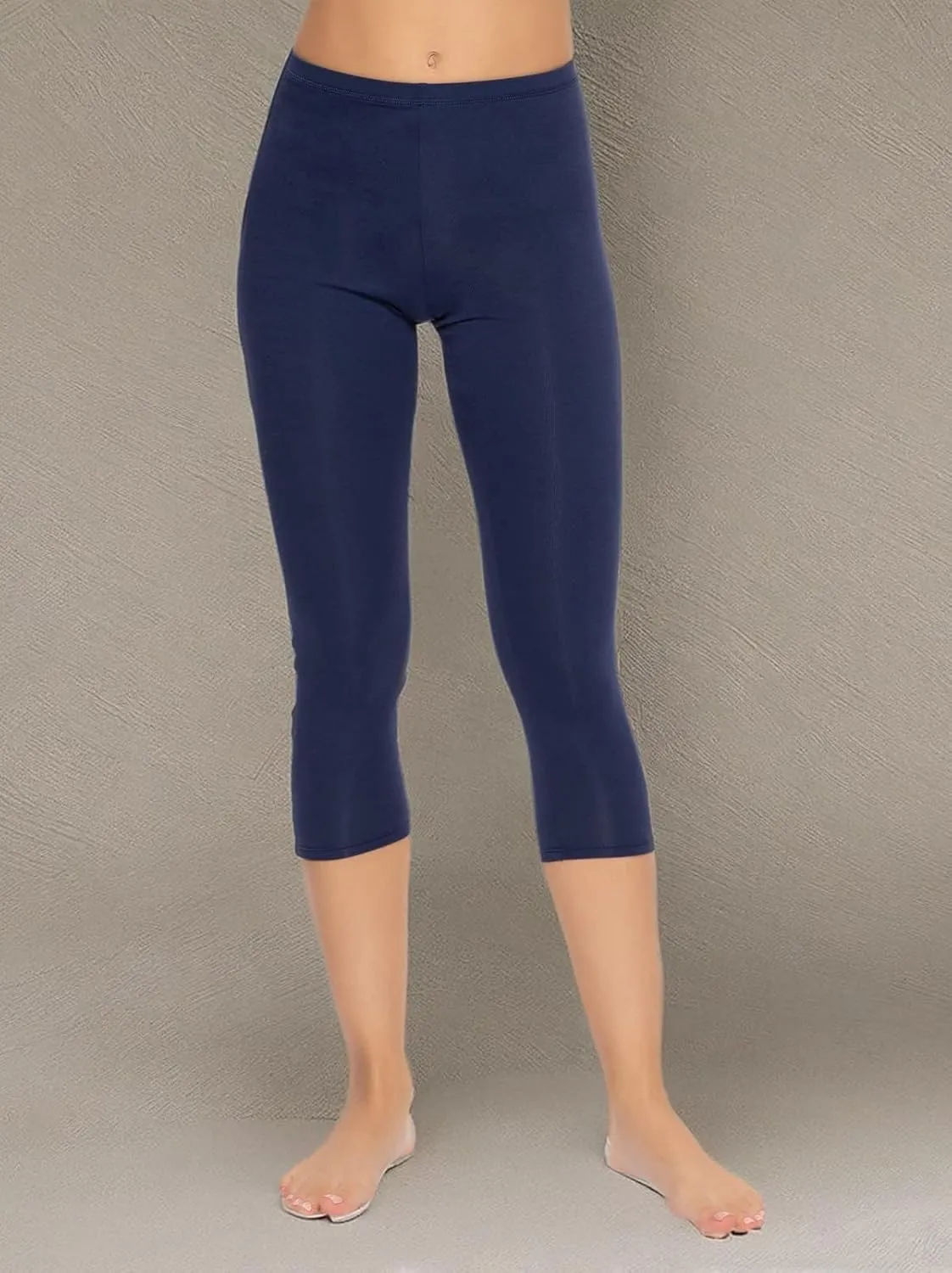 Felina Women's Cotton Modal Capri Leggings - Super Soft, Lightweight, Breathable for Fitness, Yoga, and Everyday Wear