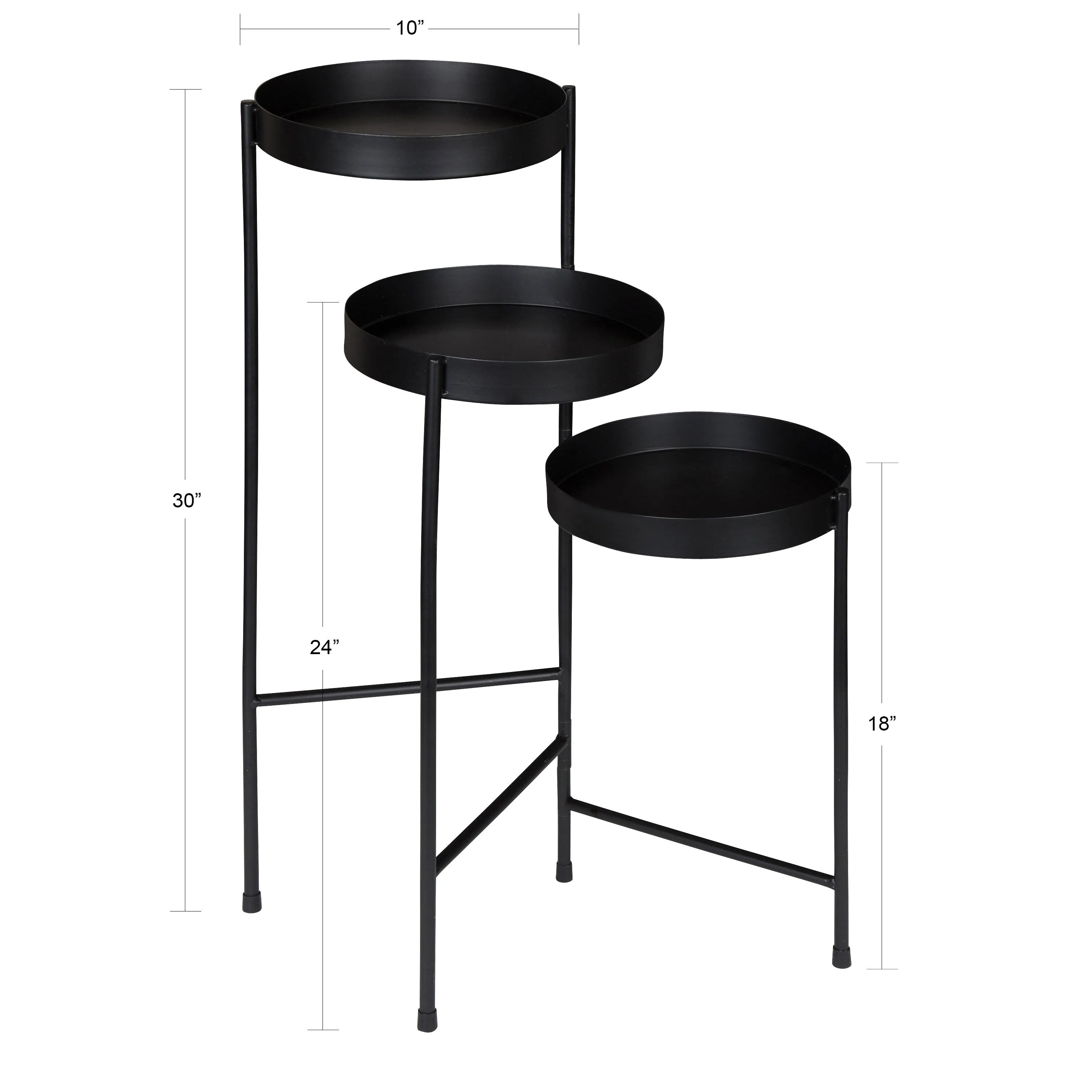 Finn Metal Tri-Level Plant Stand