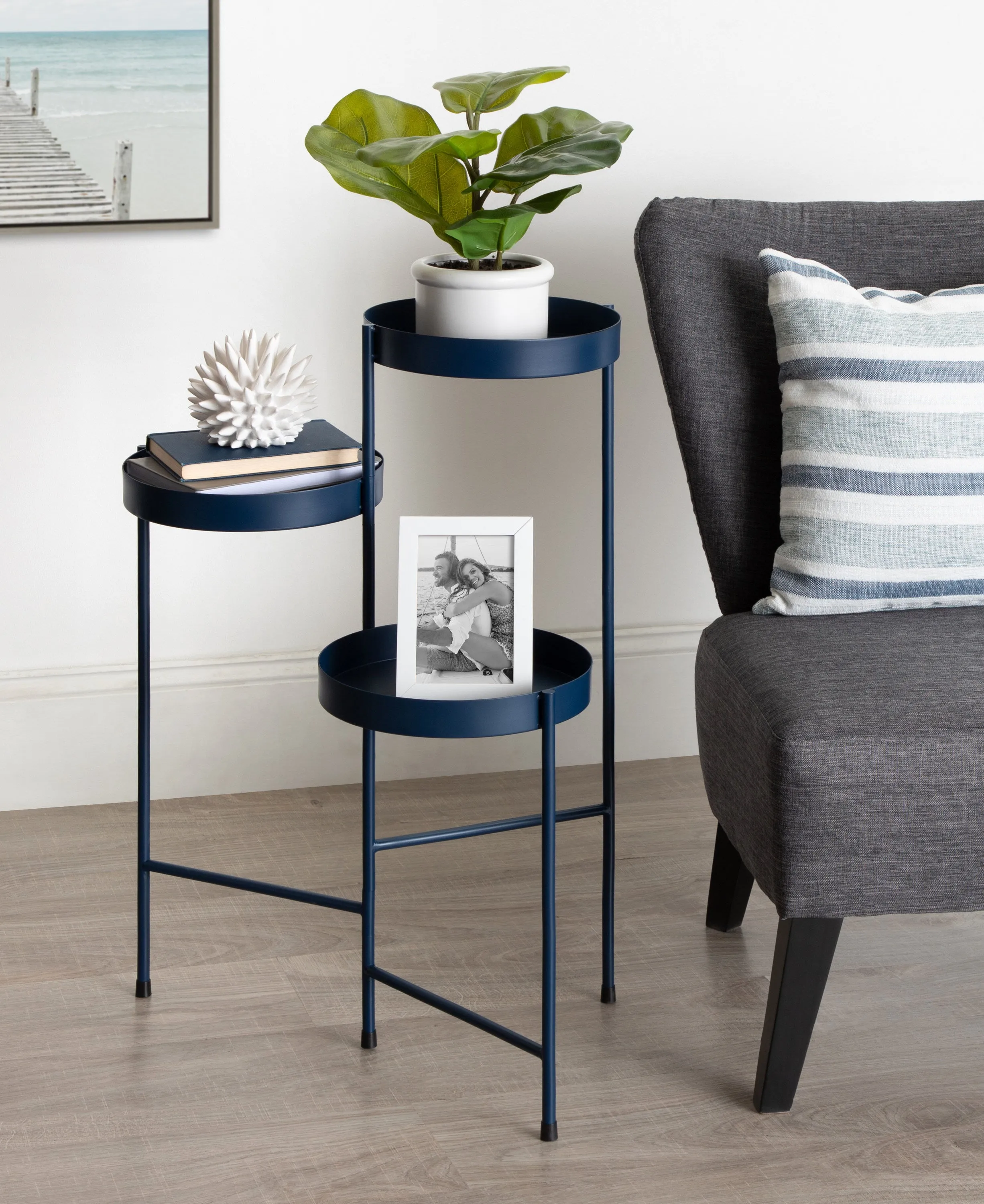 Finn Metal Tri-Level Plant Stand