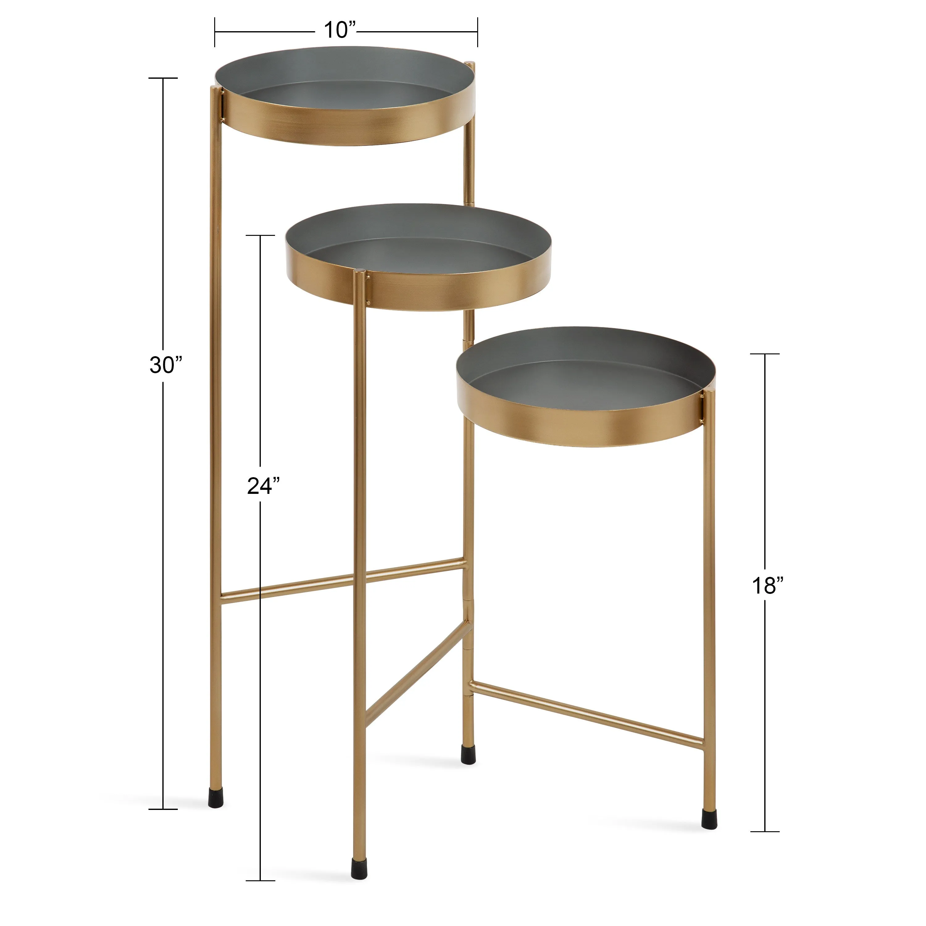 Finn Metal Tri-Level Plant Stand