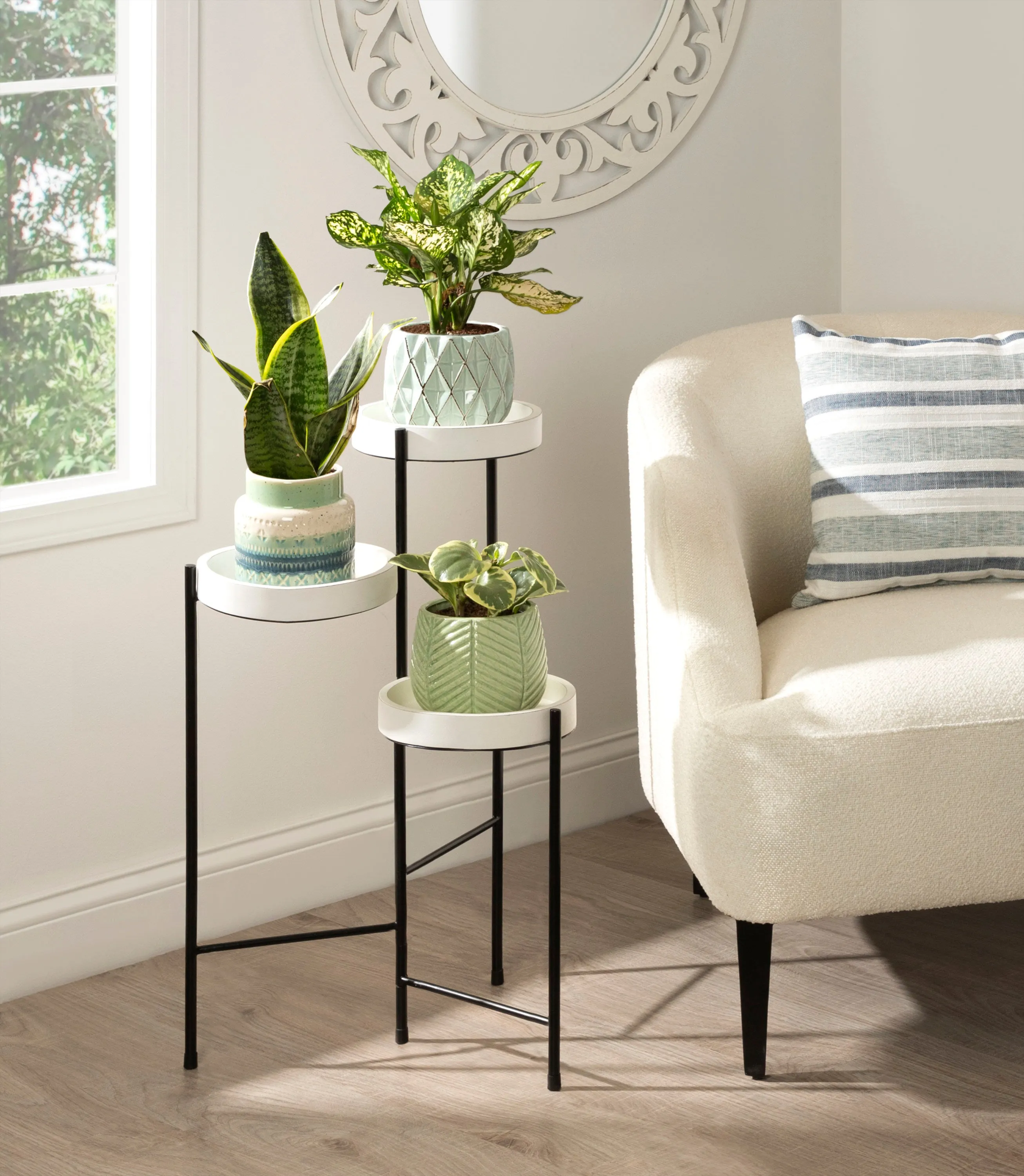 Finn Metal Tri-Level Plant Stand
